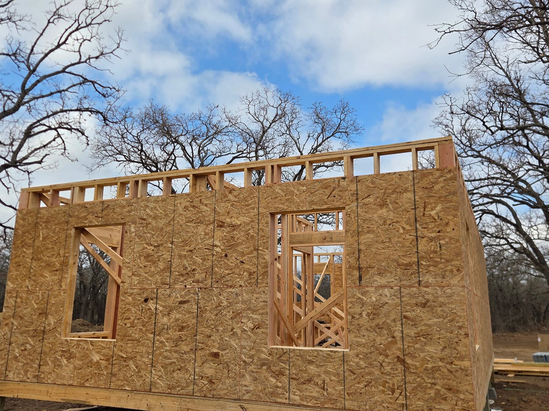 Framing a new build